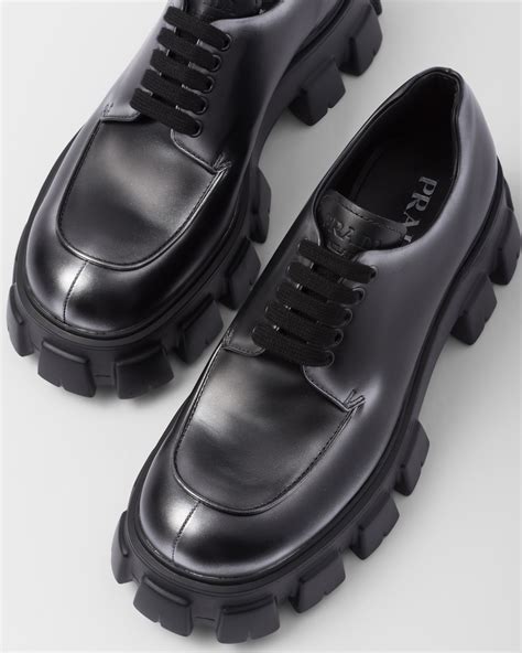 prada lace up shoes ladies|prada monolith lace up shoes.